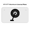 4 X 7 Aluminum License Plate  Thumbnail