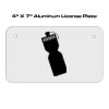 4 X 7 Aluminum License Plate  Thumbnail