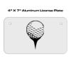 4 X 7 Aluminum License Plate  Thumbnail