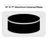 4 X 7 Aluminum License Plate  Thumbnail