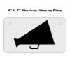 4 X 7 Aluminum License Plate  Thumbnail