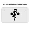 4 X 7 Aluminum License Plate  Thumbnail