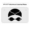4 X 7 Aluminum License Plate  Thumbnail