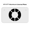 4 X 7 Aluminum License Plate  Thumbnail