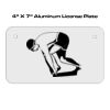 4 X 7 Aluminum License Plate  Thumbnail