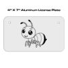 4 X 7 Aluminum License Plate  Thumbnail
