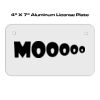 4 X 7 Aluminum License Plate  Thumbnail