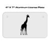 4 X 7 Aluminum License Plate  Thumbnail