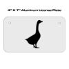 4 X 7 Aluminum License Plate  Thumbnail