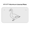 4 X 7 Aluminum License Plate  Thumbnail