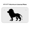 4 X 7 Aluminum License Plate  Thumbnail