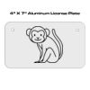 4 X 7 Aluminum License Plate  Thumbnail