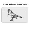 4 X 7 Aluminum License Plate  Thumbnail