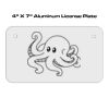 4 X 7 Aluminum License Plate  Thumbnail