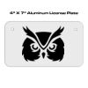 4 X 7 Aluminum License Plate  Thumbnail