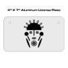 4 X 7 Aluminum License Plate  Thumbnail