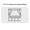 4 X 7 Aluminum License Plate  Thumbnail