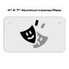 4 X 7 Aluminum License Plate  Thumbnail