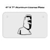 4 X 7 Aluminum License Plate  Thumbnail
