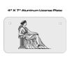 4 X 7 Aluminum License Plate  Thumbnail