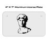 4 X 7 Aluminum License Plate  Thumbnail