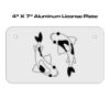4 X 7 Aluminum License Plate  Thumbnail