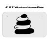 4 X 7 Aluminum License Plate  Thumbnail