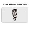 4 X 7 Aluminum License Plate  Thumbnail