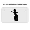 4 X 7 Aluminum License Plate  Thumbnail