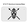 4 X 7 Aluminum License Plate  Thumbnail