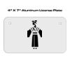 4 X 7 Aluminum License Plate  Thumbnail