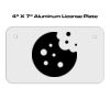 4 X 7 Aluminum License Plate  Thumbnail