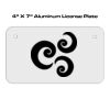 4 X 7 Aluminum License Plate  Thumbnail