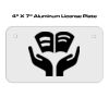 4 X 7 Aluminum License Plate  Thumbnail