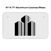 4 X 7 Aluminum License Plate  Thumbnail