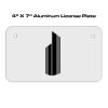 4 X 7 Aluminum License Plate  Thumbnail