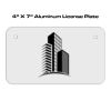4 X 7 Aluminum License Plate  Thumbnail