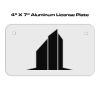 4 X 7 Aluminum License Plate  Thumbnail