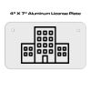 4 X 7 Aluminum License Plate  Thumbnail