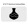 4 X 7 Aluminum License Plate  Thumbnail