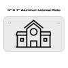 4 X 7 Aluminum License Plate  Thumbnail