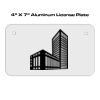 4 X 7 Aluminum License Plate  Thumbnail