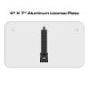 4 X 7 Aluminum License Plate  Thumbnail