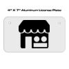4 X 7 Aluminum License Plate  Thumbnail
