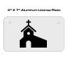 4 X 7 Aluminum License Plate  Thumbnail