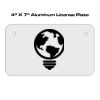 4 X 7 Aluminum License Plate  Thumbnail
