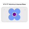4 X 7 Aluminum License Plate  Thumbnail