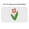 4 X 7 Aluminum License Plate  Thumbnail