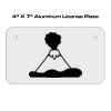 4 X 7 Aluminum License Plate  Thumbnail