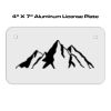 4 X 7 Aluminum License Plate  Thumbnail